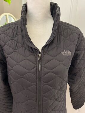 The North Face Women’s Quilted Puffer Jacket in Charcoal